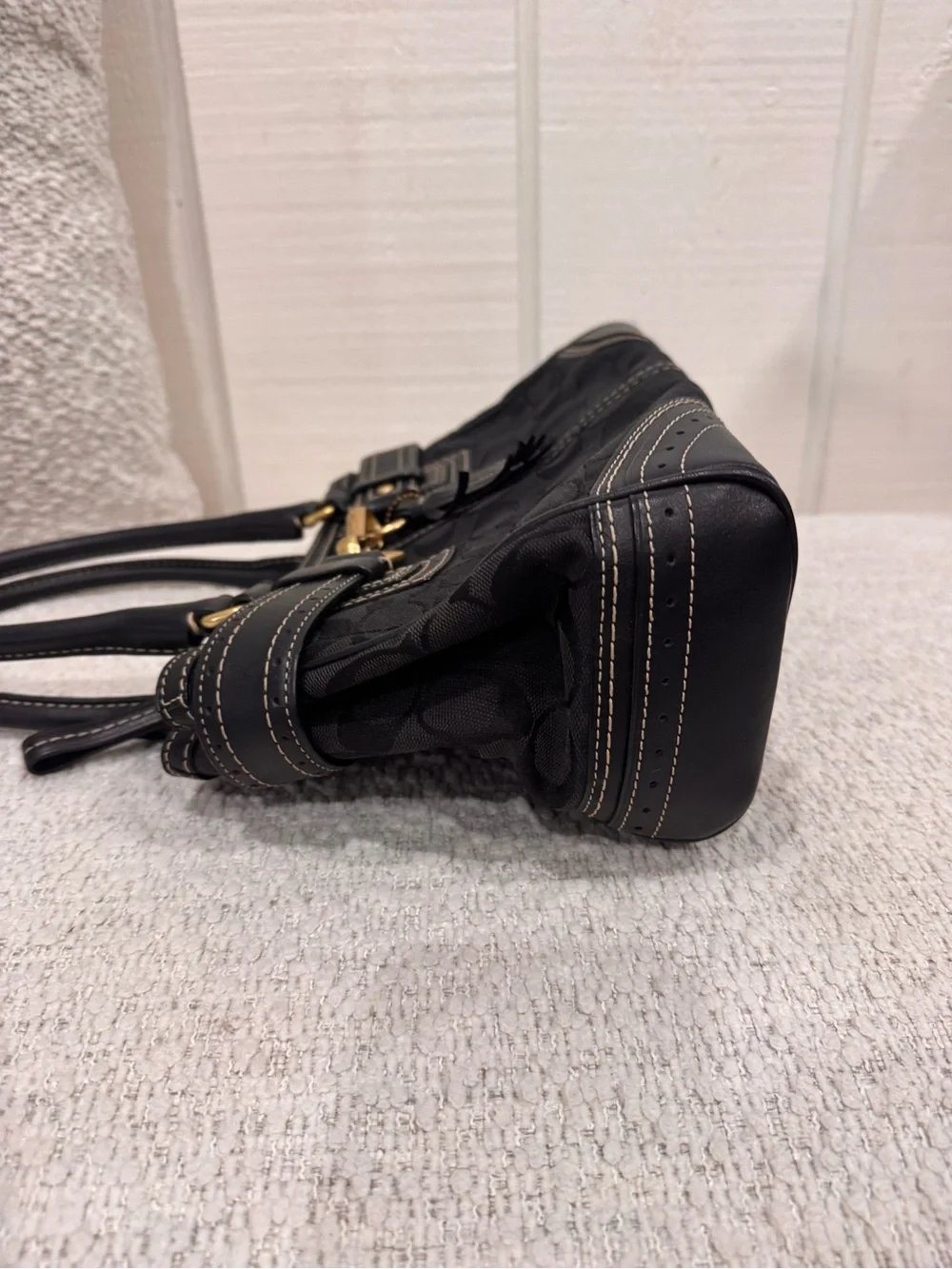 Vintage Coach Hampton Signature C Satchel